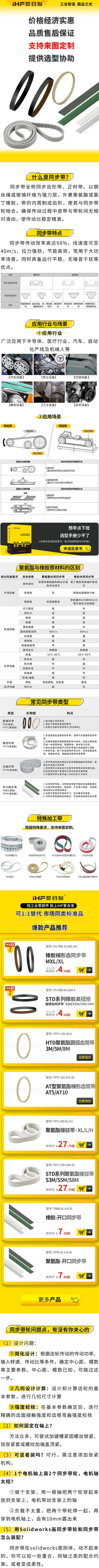 愛合發(fā)：同步帶特點與常見的類型